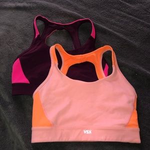VSX sports bra set of 2 size small